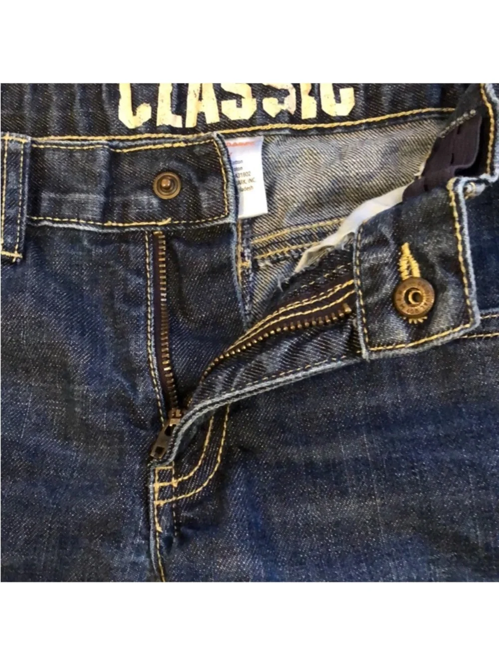 Gymboree Kids Classic Navy Blue Straight Leg Jeans Size 7